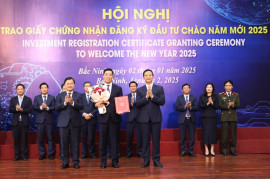  Bắc Ninh thu hút 1,67 tỷ USD vốn FDI ngay đầu năm mới