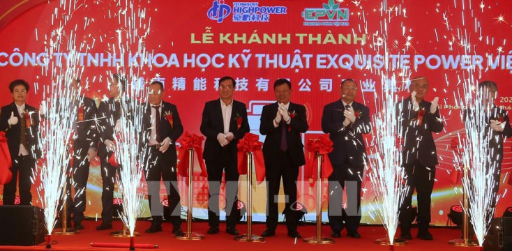 中国電池メーカー、ハイフォン市で工場を開所