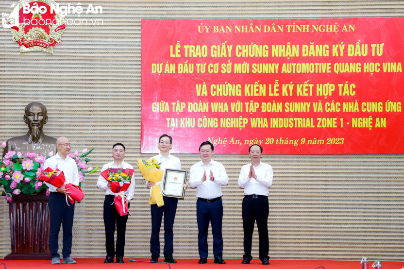  中国舜宇、中部ゲアン省に1.5億ドルの電子部品工場建設へ